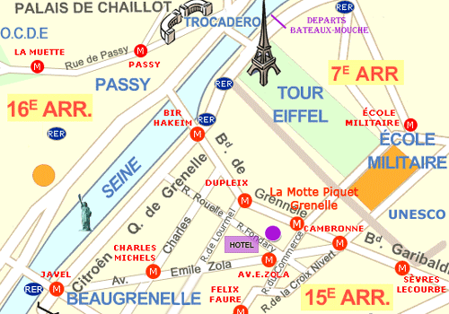 Au Pacific Hotel Paris ** Au Pacific Hotel Paris **